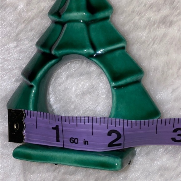 Vintage Ceramic  Christmas Tree Napkin Holder decor - Picture 3 of 6
